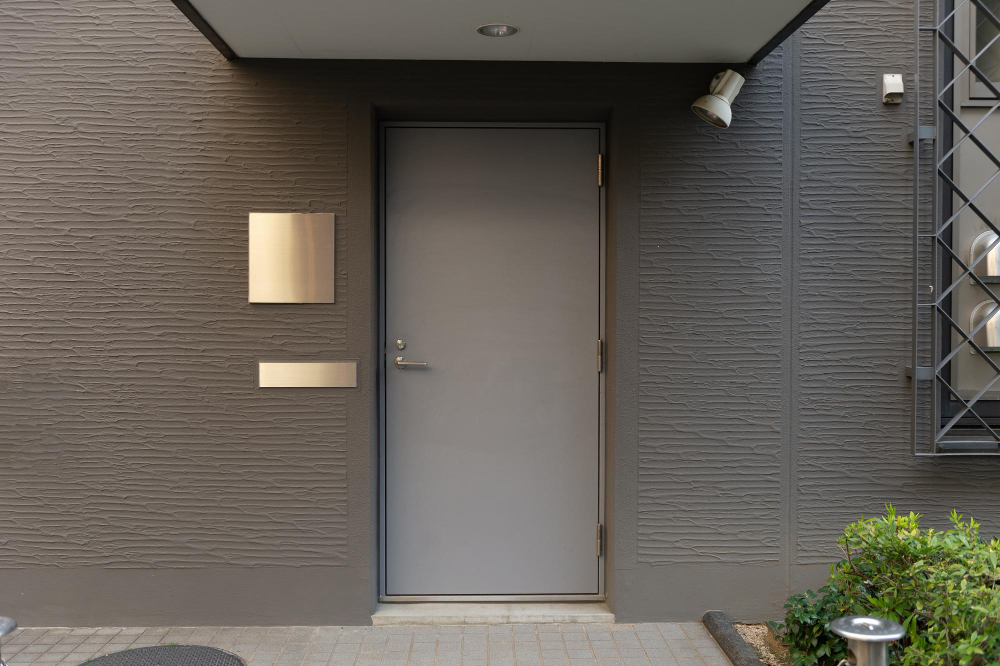 Mobile Solid Steel Front Door